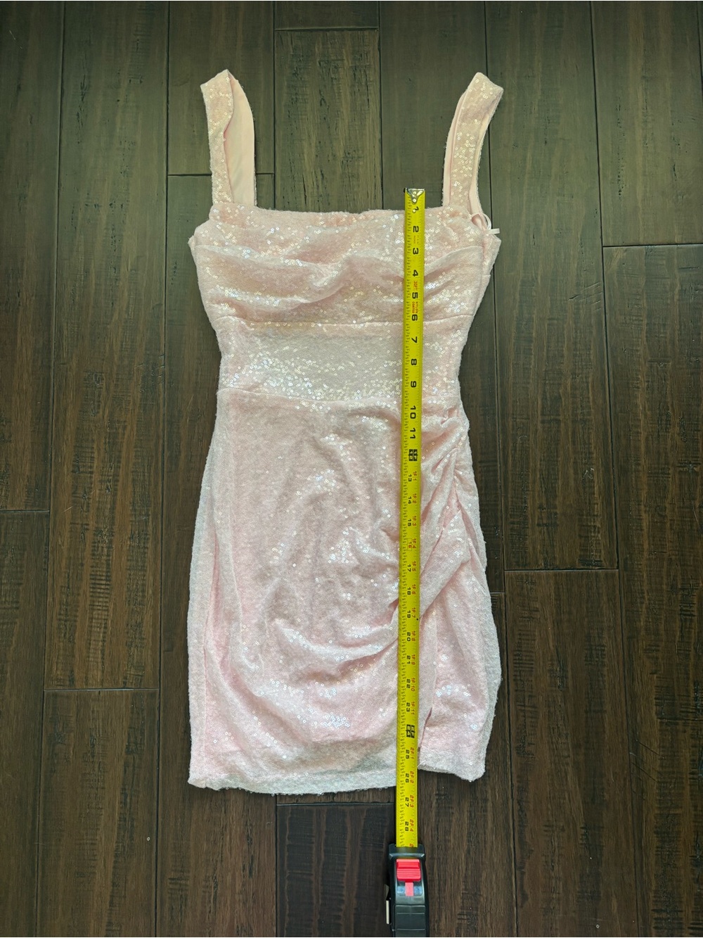 Windsor Pink Sequin Square Neck Dress Size S - Picture 6 of 6